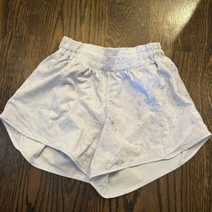 Lululemon Hotty Hot shorts, size 2, 4” long